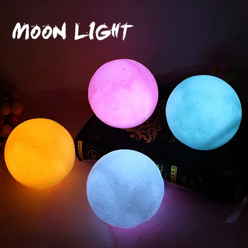 

LED Glow Ball Lights Decor Moon Lamp Swimming Pool Floating Ball Light Outdoor Waterproof Decoration Moon Night Light Cute lamps