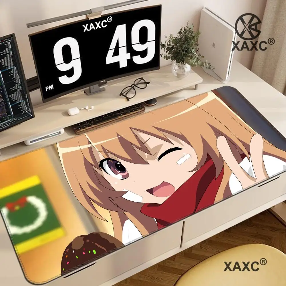 

Коврик для мыши Toradora Taiga Aisaka XAXC, большой коврик для клавиатуры и мыши, нескользящий резиновый игровой коврик для мыши, коврик для ноутбука