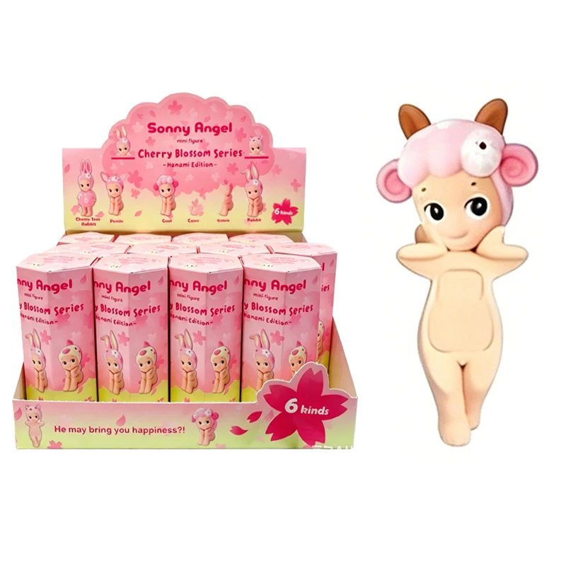 Sunshine Angel Blind Box Spielzeug Kirschblüten-Serie Mini-Anime-Figuren Sammlermodelle Ornamente Paargeschenke Geburtstagsgeschenk