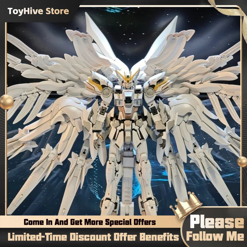 

【IN STOCK】 Daban 8827 MG 1/100 Snow White Prelude Fix Model Kit XXXG-00YSW Wings Assembly Action Figures Model Custom Toys