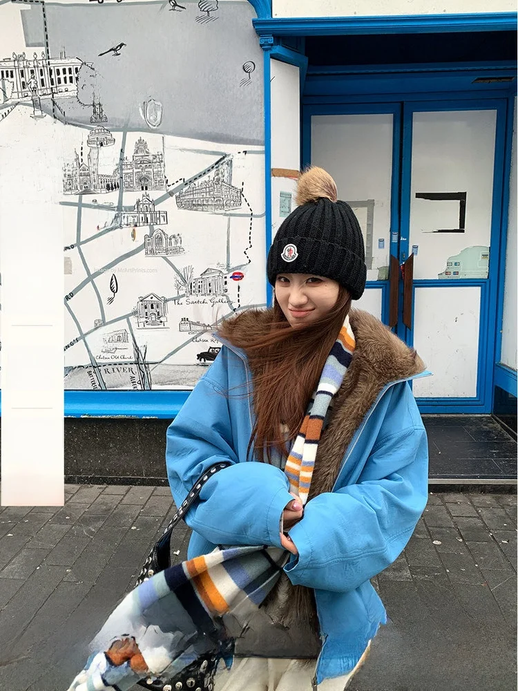 

Комплект из двух предметов Xianai: Теплая женская верхняя одежда с отстегивающимся мехом, не содержащая острых элементов, универсальная, зимняя, из нейлона, с воротником-стойкой, на молнии