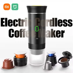 Xiaomi-ポータブル電気コーヒーマシン,ワイヤレス,タイプC,充電式,3 in 1,さまざまなモード,家庭用,旅行用