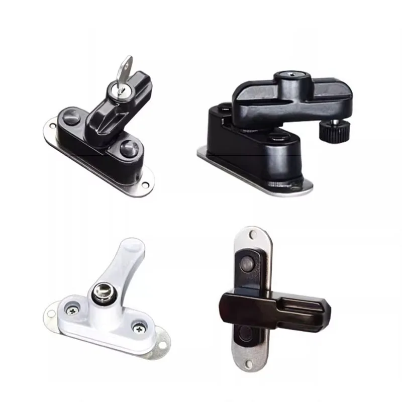 Broken Bridge Aluminum Door Window Lock Buckle Anti-theft Lock Plastic Steel Casement Window Lock No Drilling Handle T-type Lock