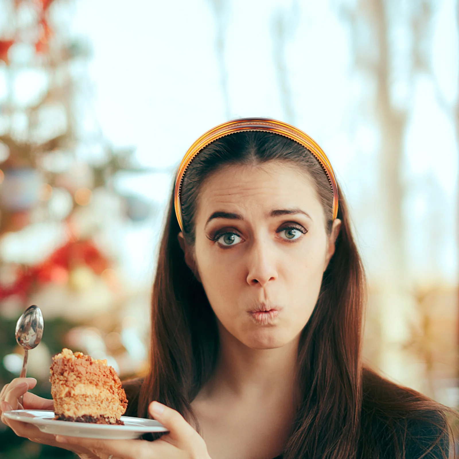 

2Pcs Women Headbands Teeth Comb Hairbands Thin Lightweight Headband Set for Washing Face Makeup Outdoor Headbands Women