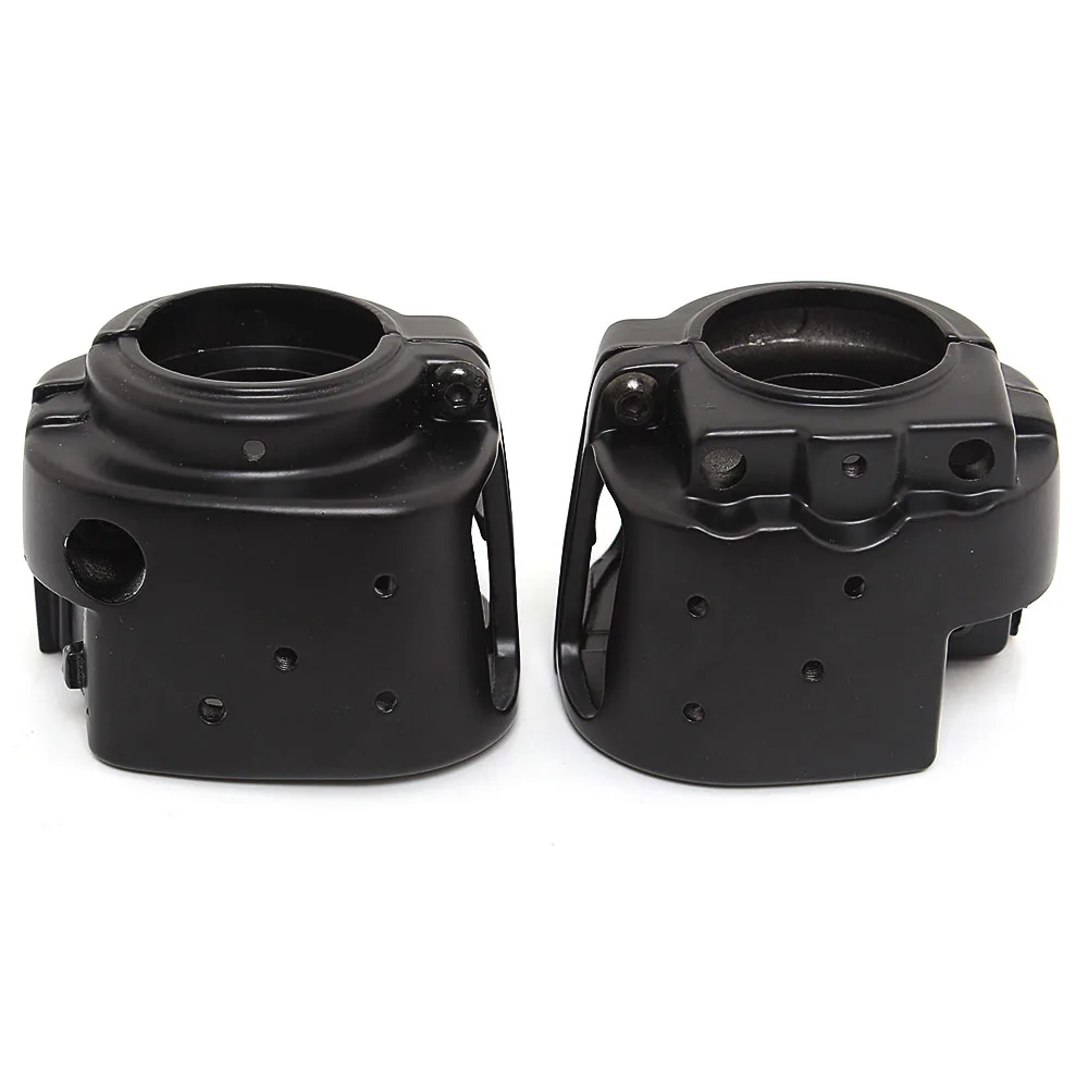 Motorcycle Control Switch Black Caps Button Cover Kit For Harley Touring Glide Road King Sportster Softail Dyna VRSC Accessories