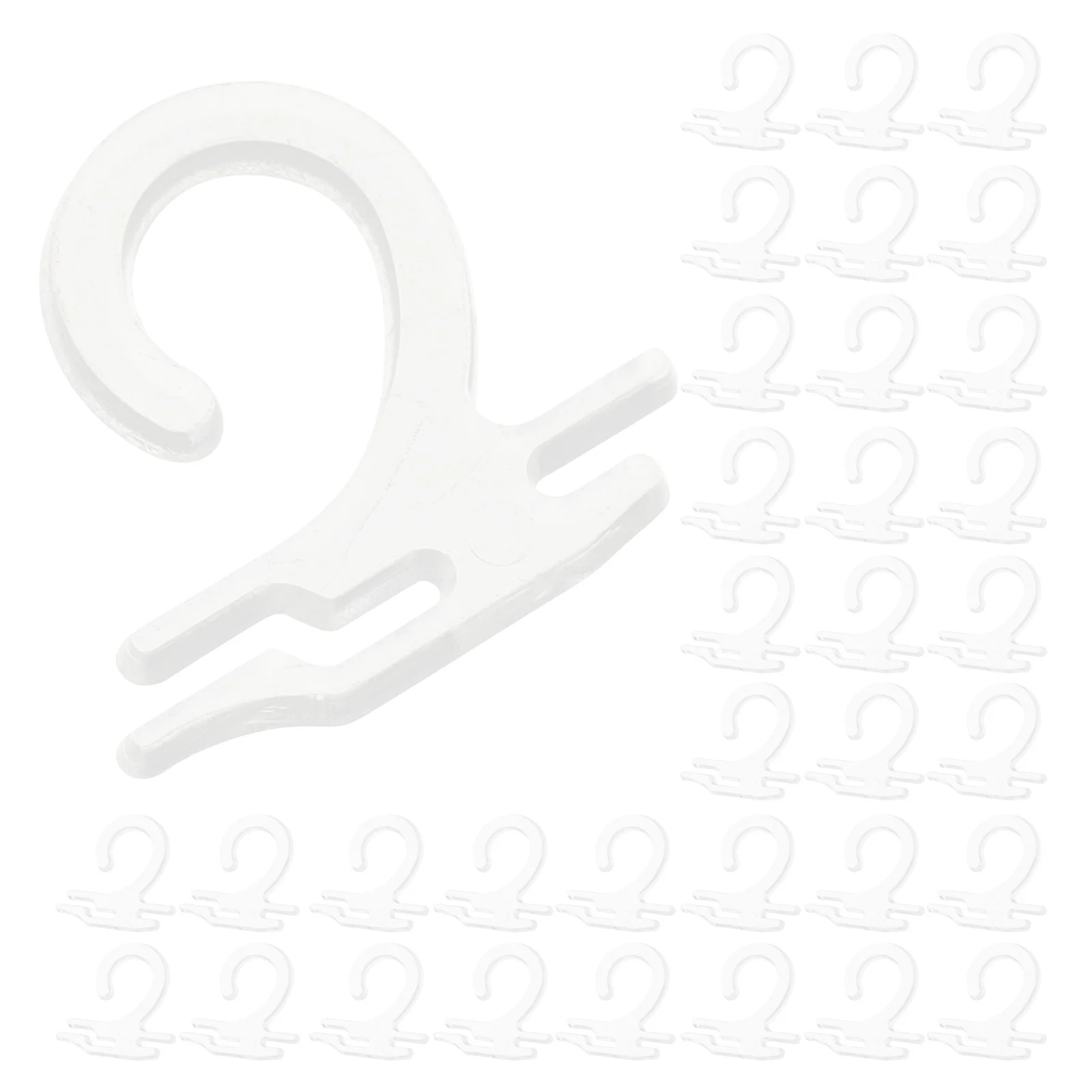 

300Pcs Transparent Retail Hooks Plastic Sock Hangers for Packaging Display Supplies Sock Hanger Underwear Display Hanger