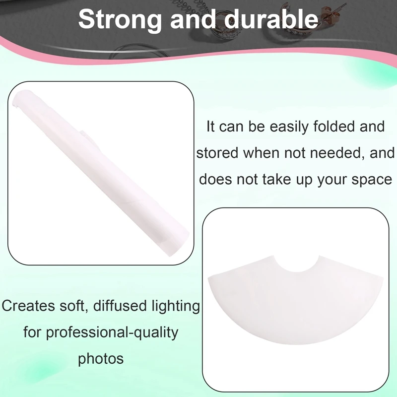 Conical Diffuser อุปกรณ์เสริมการถ่ายภาพ Light Softbox แบบพกพาประกอบ Prop สําหรับเครื่องประดับผลิตภัณฑ์ Spotlight Studio