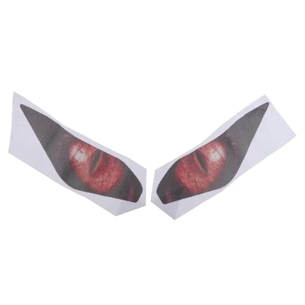 Sport Motorcycle Accessories Eyes Graphic Headlight Sticker Protection for