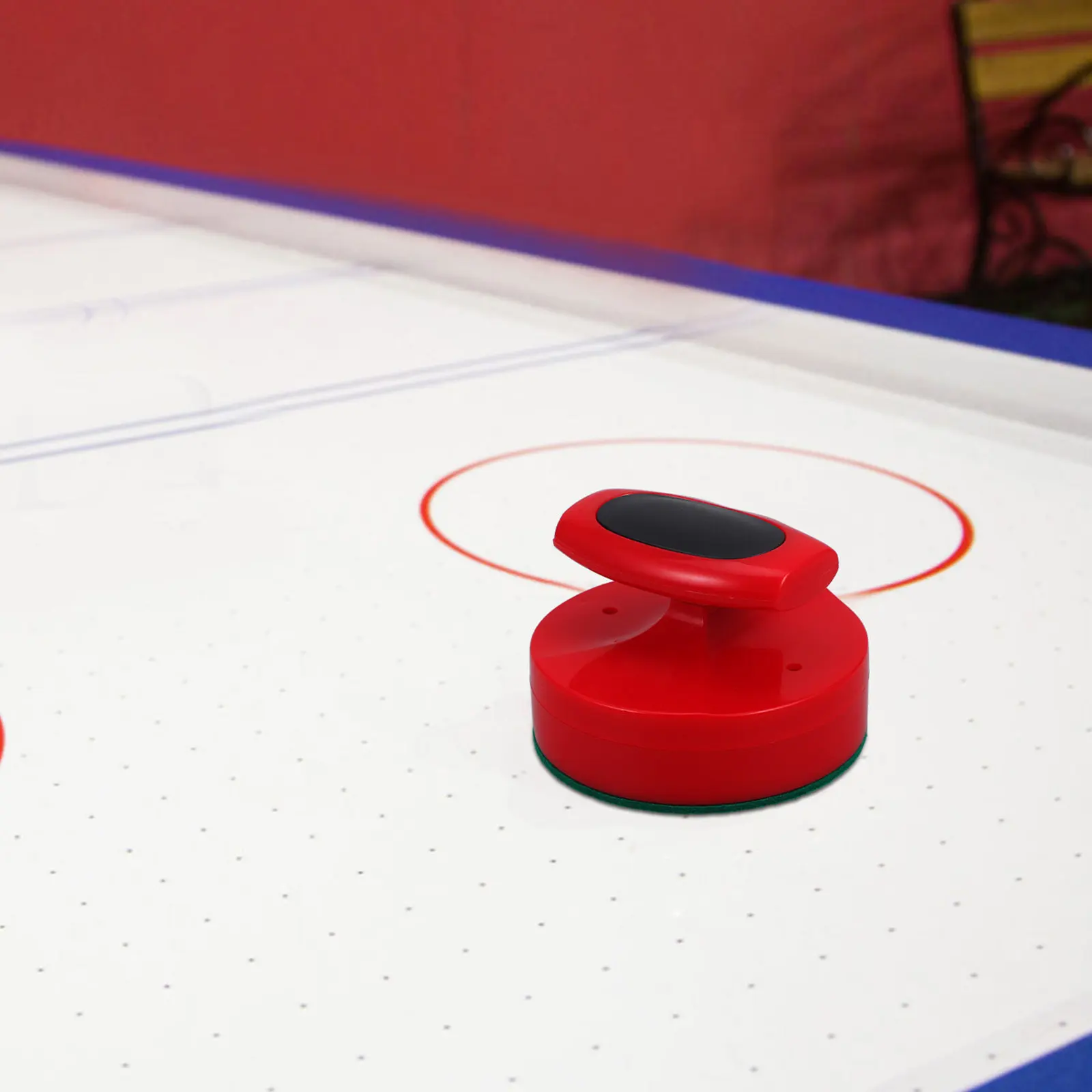 

2Pcs Air Hockey Accessories Air Hockey Pusher 94Mm Red Paddle Noise Reduction Replacement Parts Tabletop Game Equipment