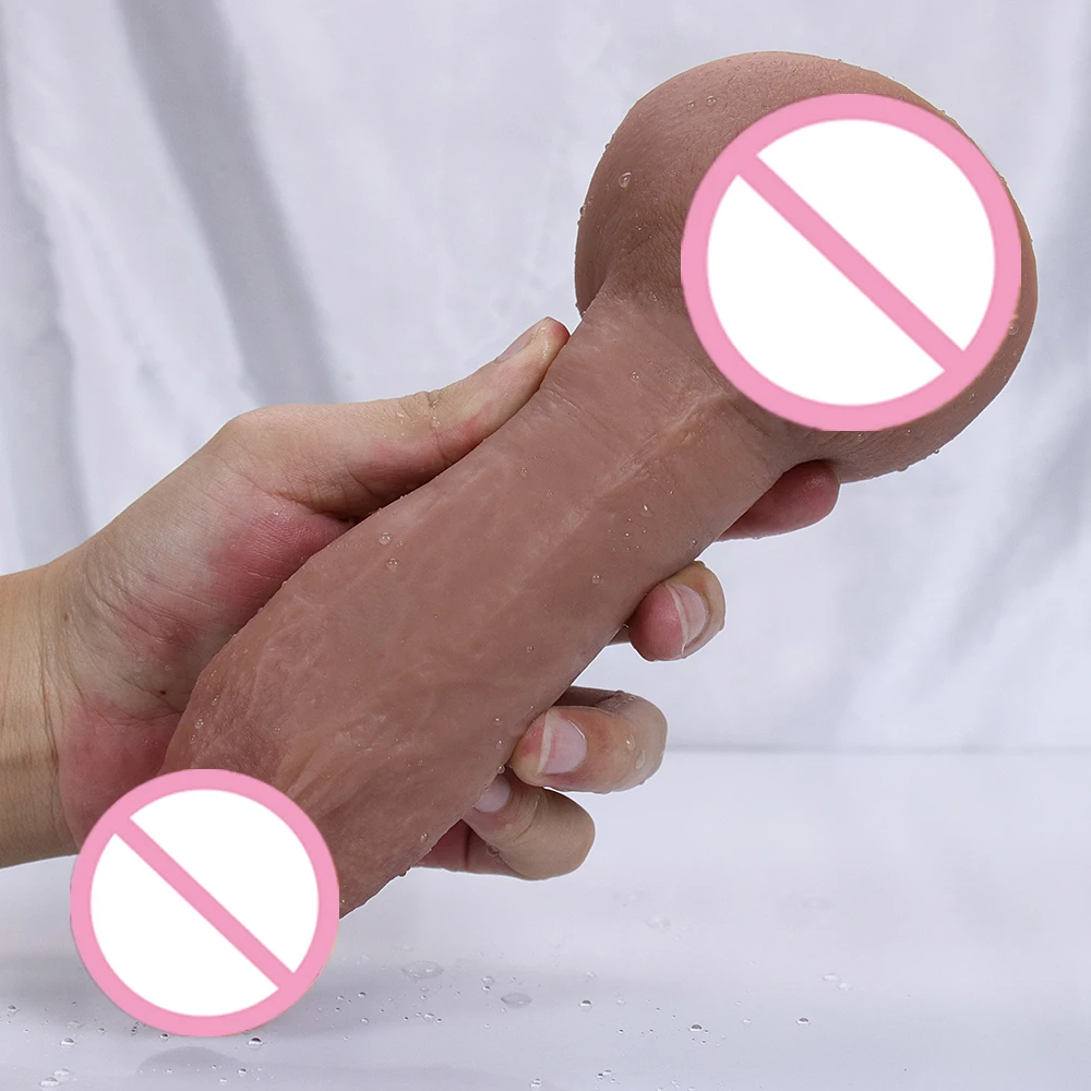 Realistic Dildo Skin Feeling Silicone Sex Toys For Women Big Penis With Suction Cup Female Masturbator Anal Product Adults Dick