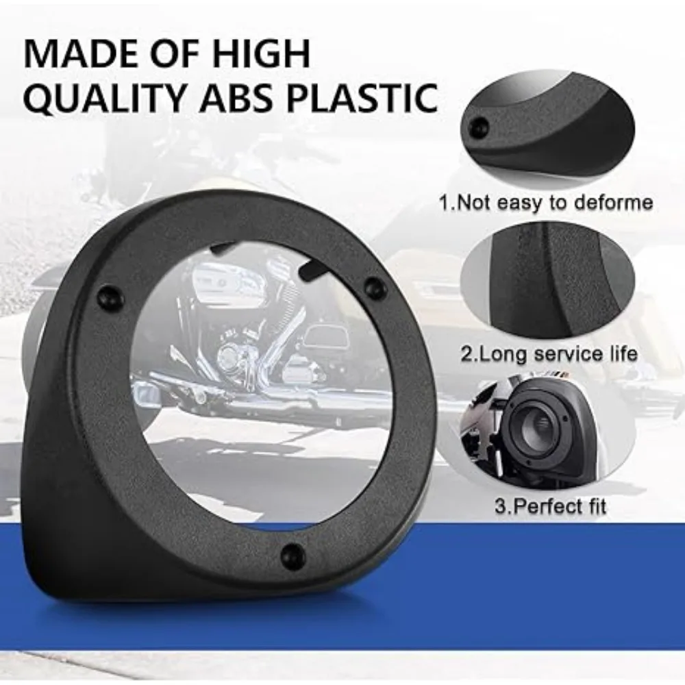 Kotak Sarung Tangan Fairing Bawah Sepeda Motor Kotak Speaker Pod 6.5 "untuk Harley Touring Electra Glide Street Glide Road Glide 1993-2022