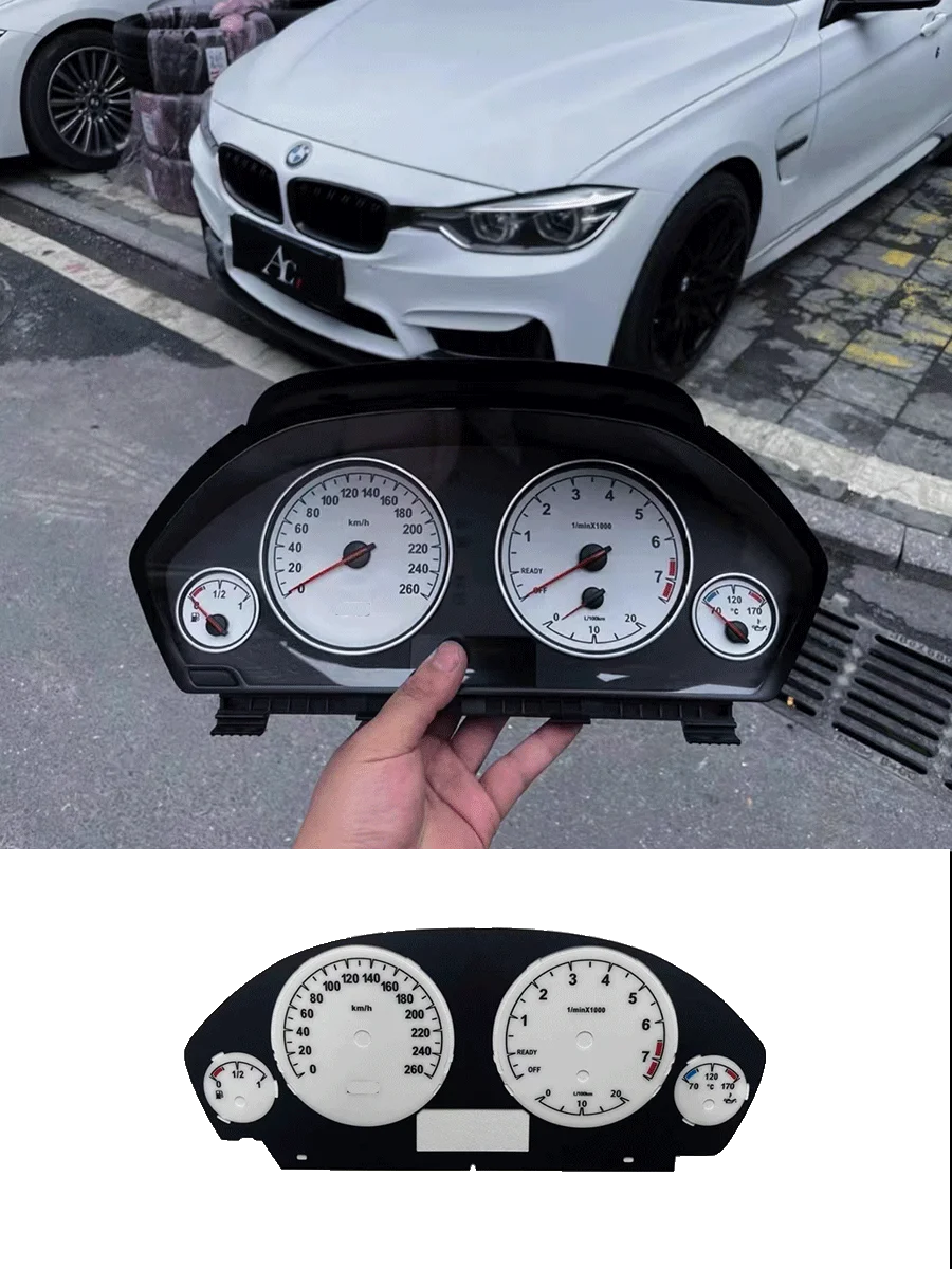 For BMW 3 Series LCD instrument paper f30 ANALOG 6WA White backlight LED wallpaper m3m4 f31 f32 f33 f34