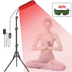 Red Light Healthcare Lamp 660nm and 850nm Wavelengths Large Coverage Infrared Lamp for Relieve Body Pain Optimize Health Gadgets