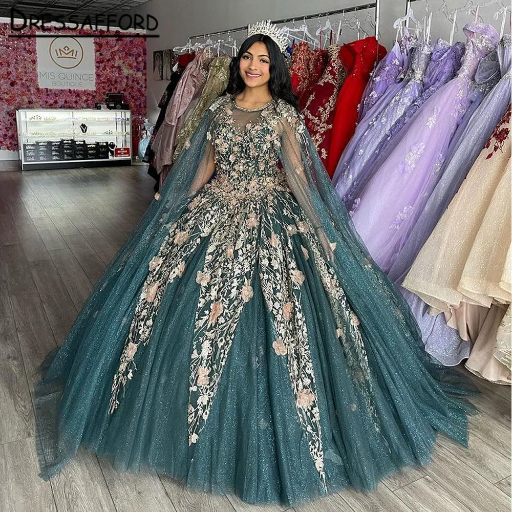 

Vestidos 16 Year Quinceanera Dresses Lace Appliques Ball Gown With Wraps Sexy Sweetheart Backless Party Dress