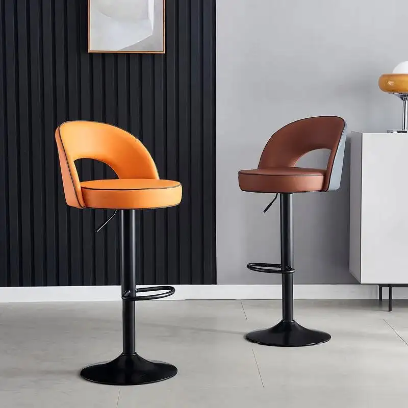 الأثاث صالة كراسي بار المطبخ الفاخر Sgabello Cucina ألتو المطبخ كراسي دوارة الدورية قابل للتعديل Taburete Cocina Alto #1