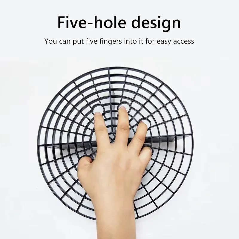 أداة تنظيف شبكة حماية لغسالة السيارات، فلتر حصى عزل الرمل عالي الجودة مضاد للخدش، دلو غسيل بلاستيكي للسيارات #2