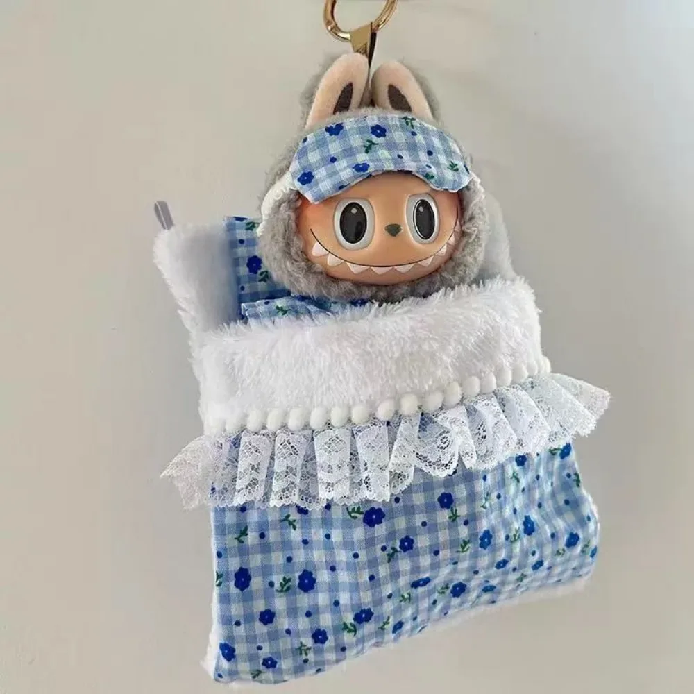 Кукольная одежда, аксессуары для кукол Labubu 17 см, милая пижама с маской для глаз, хлопковая игрушка для корейской звезды Kpop EXO
