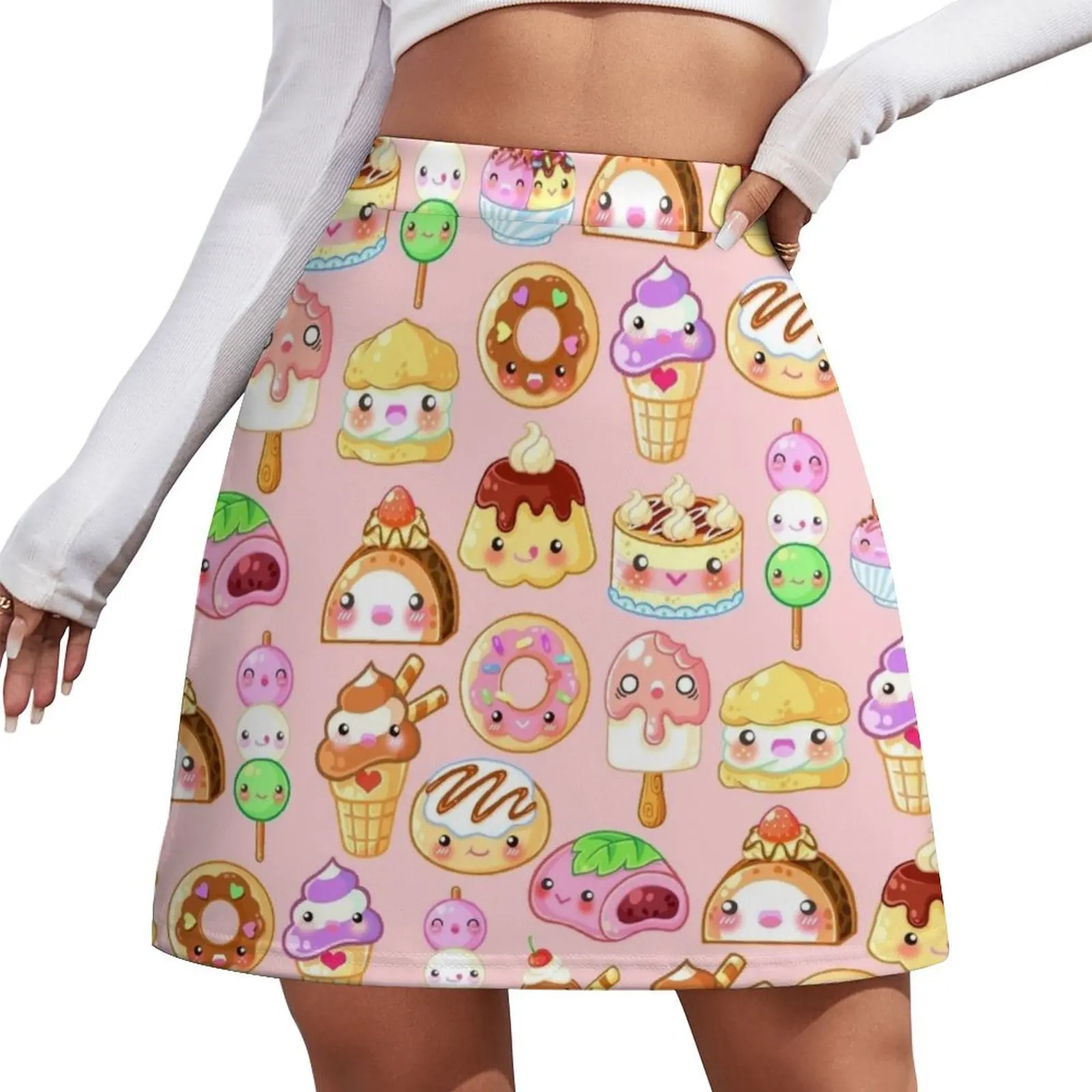 

Kawaii Desserts Mini Skirt mini skirt for women womans clothing fairy core summer dress women 2026