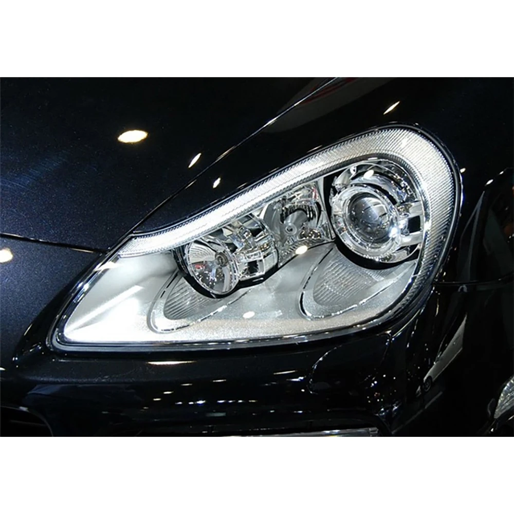 Per Porsche Cayenne 2007 2008 2009 2010 Faro Copertura Trasparente Faro Borsette Lente Plexiglass Sostituire Paralume Originale