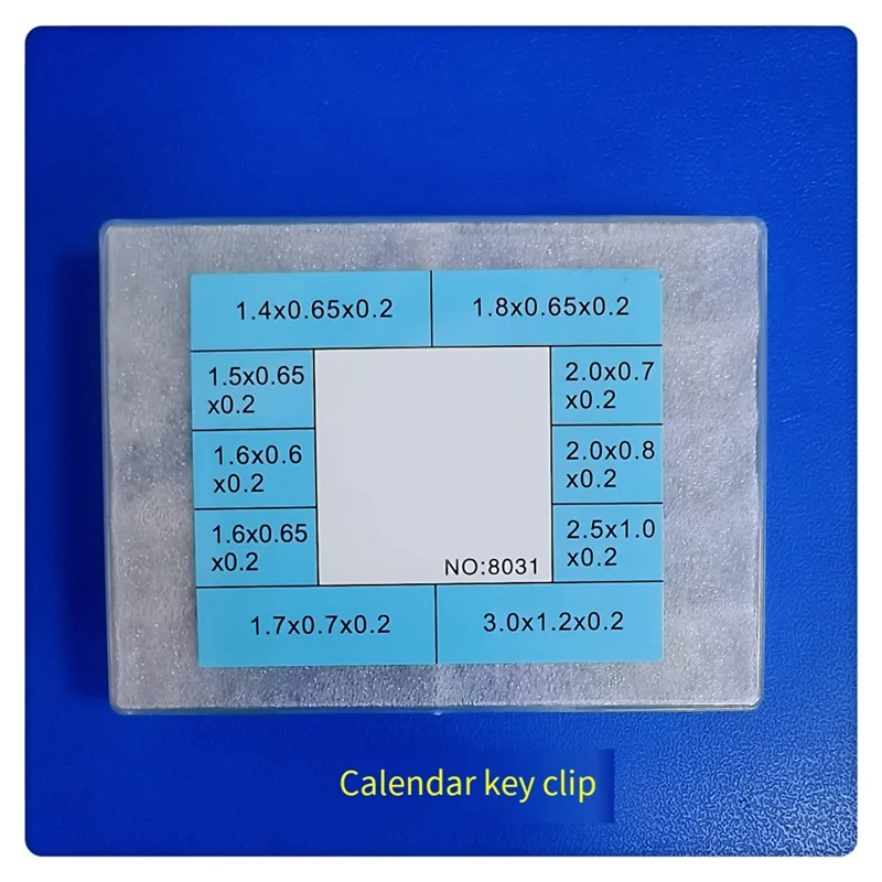ABKY-Clip Snap Ring Circclip 1.4Mm-3.0Mm 10 Sizes Metal For Watch Pusher Button Assortment Box For Watchmaker Repair