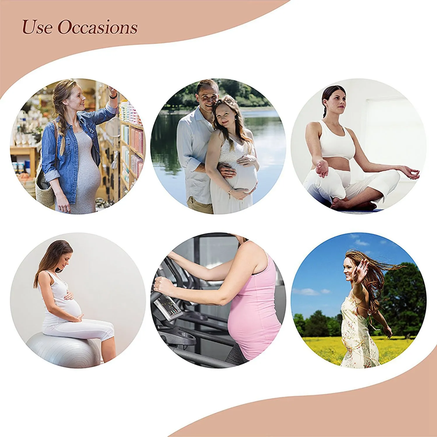 출산 지원 벨트 통기성 임신 배꼽 밴드 복부 바인더 조절 가능한 등/골반 지지대- L