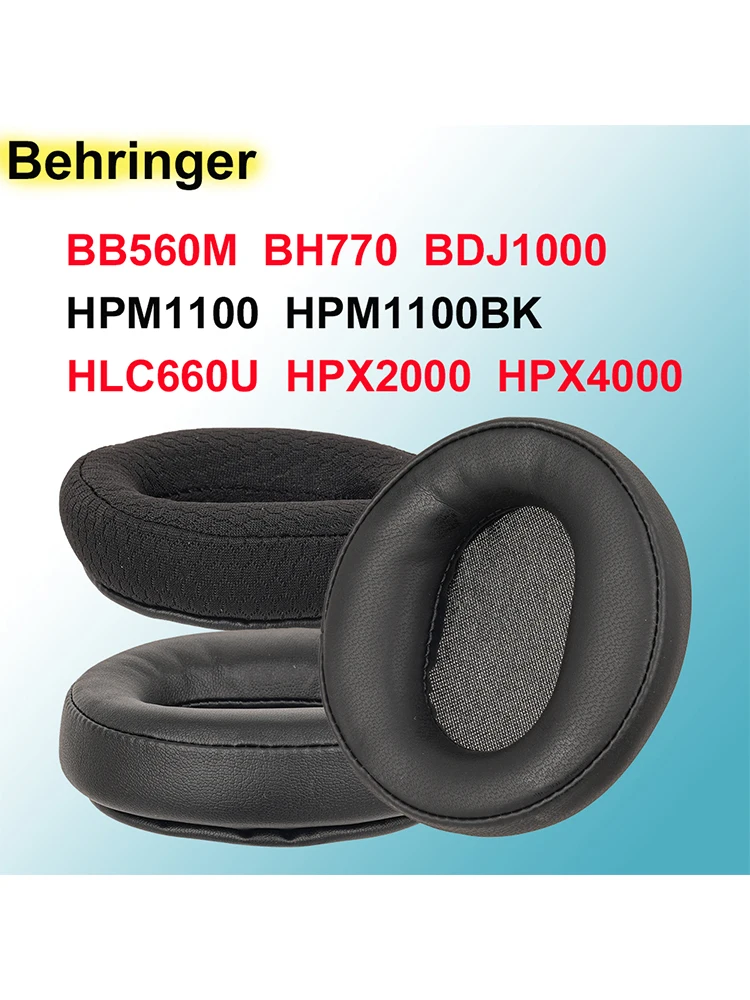 Soft Ear Pads Cushions for Behringer BB560M BH770 BDJ1000 HPM1100 HPM1100BK HLC660U HPX2000 HPX4000 Headphones Replacement