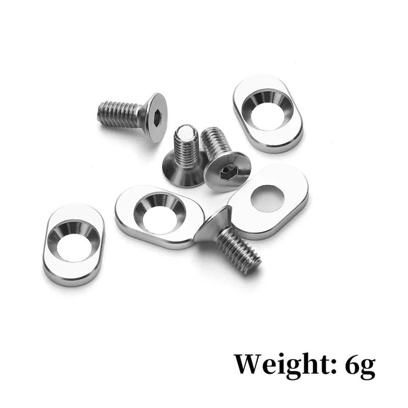 A45F-4PCS Componente di rinforzo del sedile motore fisso per TRAXXAS 1/8 4WD SLEDGE Kit di parti di aggiornamento in metallo Accessori auto RC