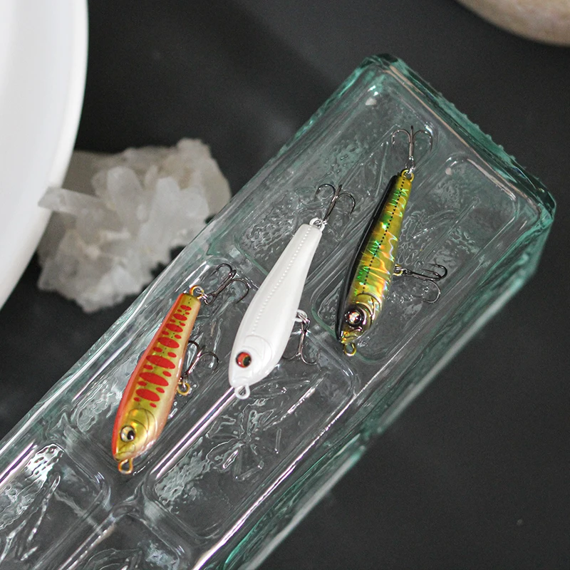 1Pcs Schwimm Mini Bleistift 45mm 2g Topwater Angeln Locken Wobbler Künstliche Kunststoff Harten Köder Für Barsch Hecht forelle Bass Tackle – Detail 11