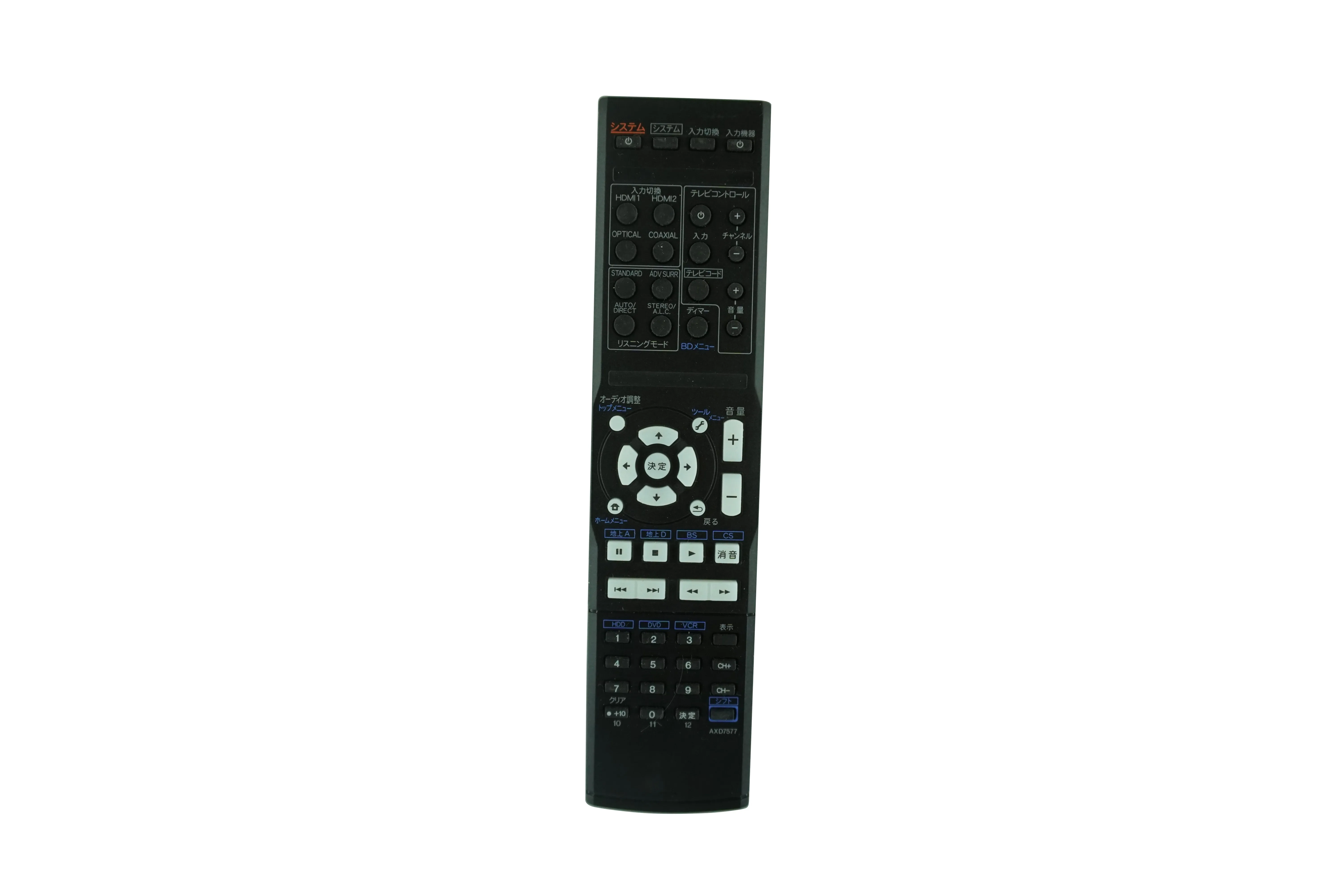 Controle remoto japonês para pioneer axd7576 axd7578 HTP-SB300 axd7577 frente surround sistema soundbar alto-falante