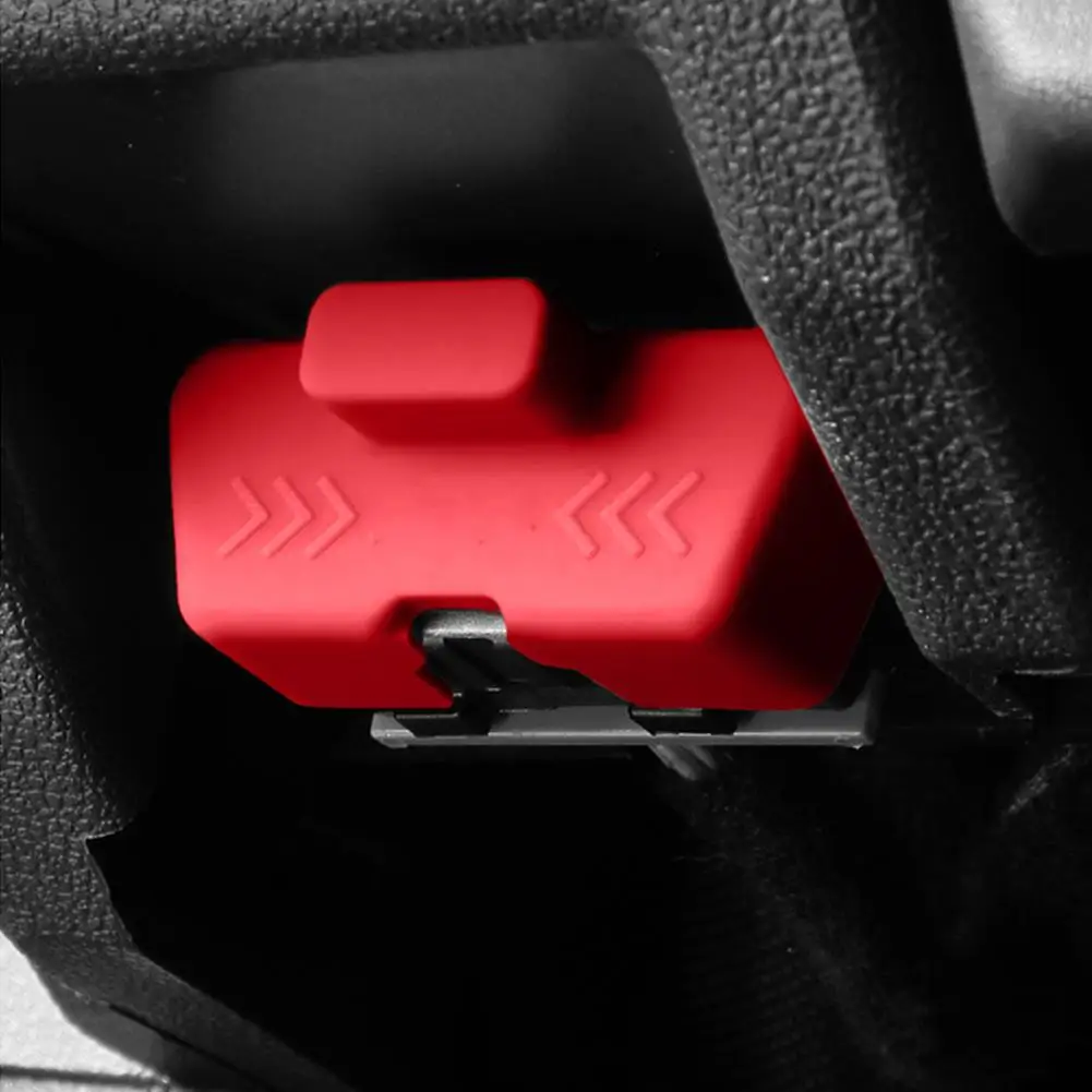 

OBD Port Lid OBD Cover Lock Waterproof Vehicles Lid Waterproof Port Lock Anti-Theft Protector Silicone Protective Sleeve