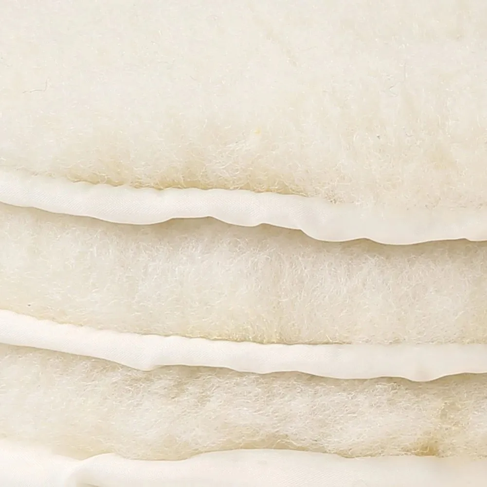6 Pieces Lamb Wool Buffing Pads for Polishing Car Paint Wood Stainless Steel and Acrylic Surfaces with Reduced Fiber Loss