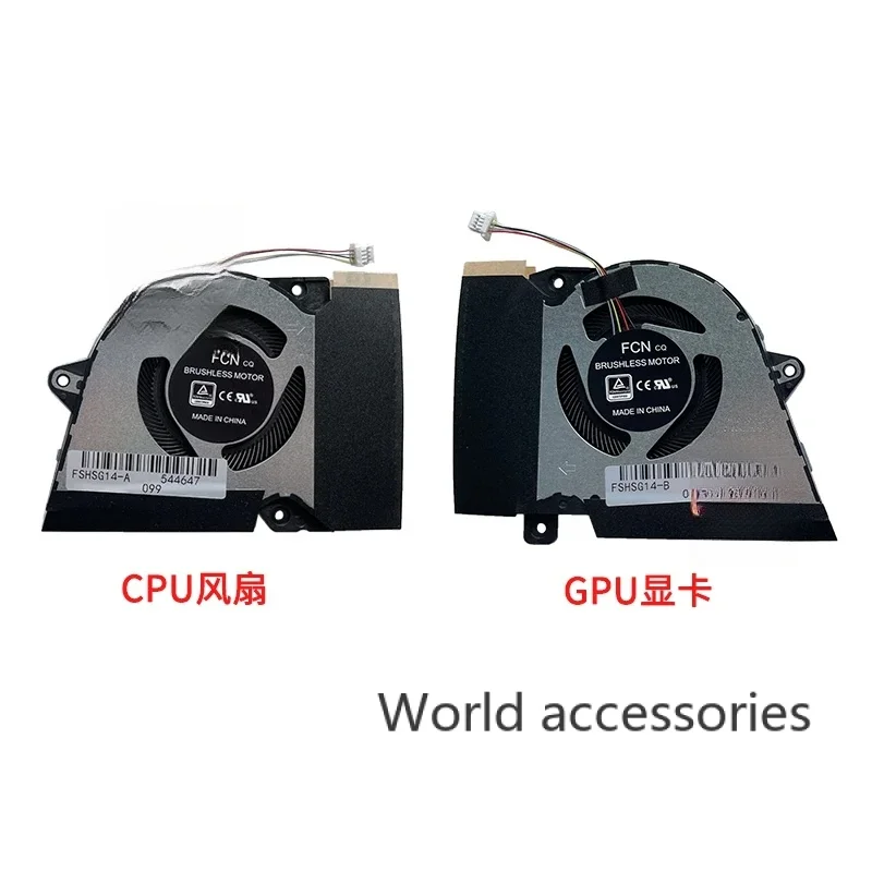 NEW GPU CPU Cooling Fans For ASUS ROG Zephyrus G14 GA401 GA401I GA401IV GA401IU