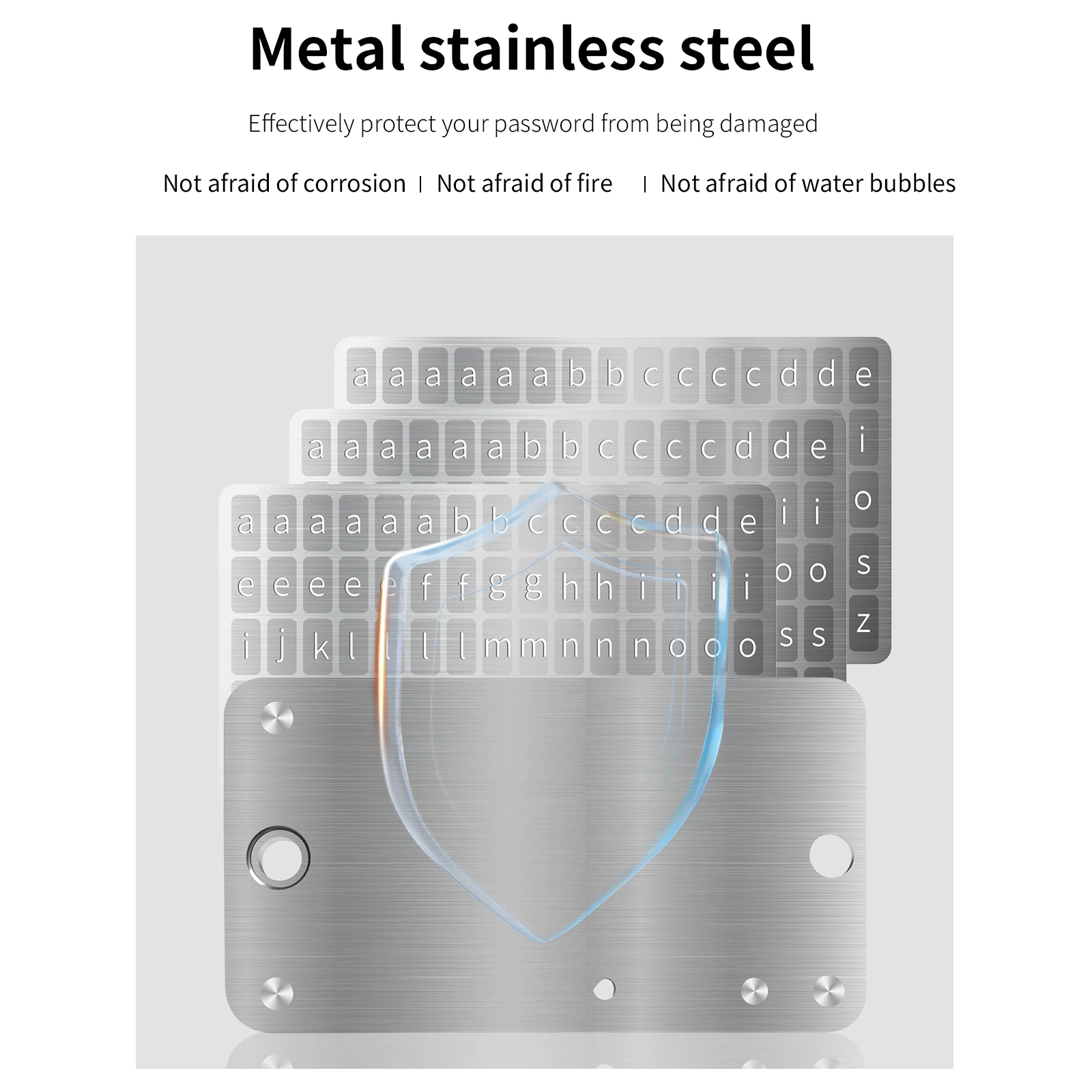 Mnemonic Seed Phrase Metal Backup – RVS Crypto Wallet Recovery Phrase Storage Kit, Cold Wallet Backup