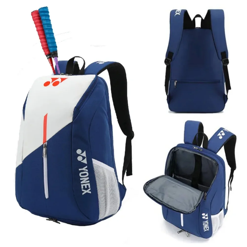 YONEX ransel Badminton 2-4 pria dan wanita, tas raket Badminton desain ergonomis dengan kompartemen sepatu