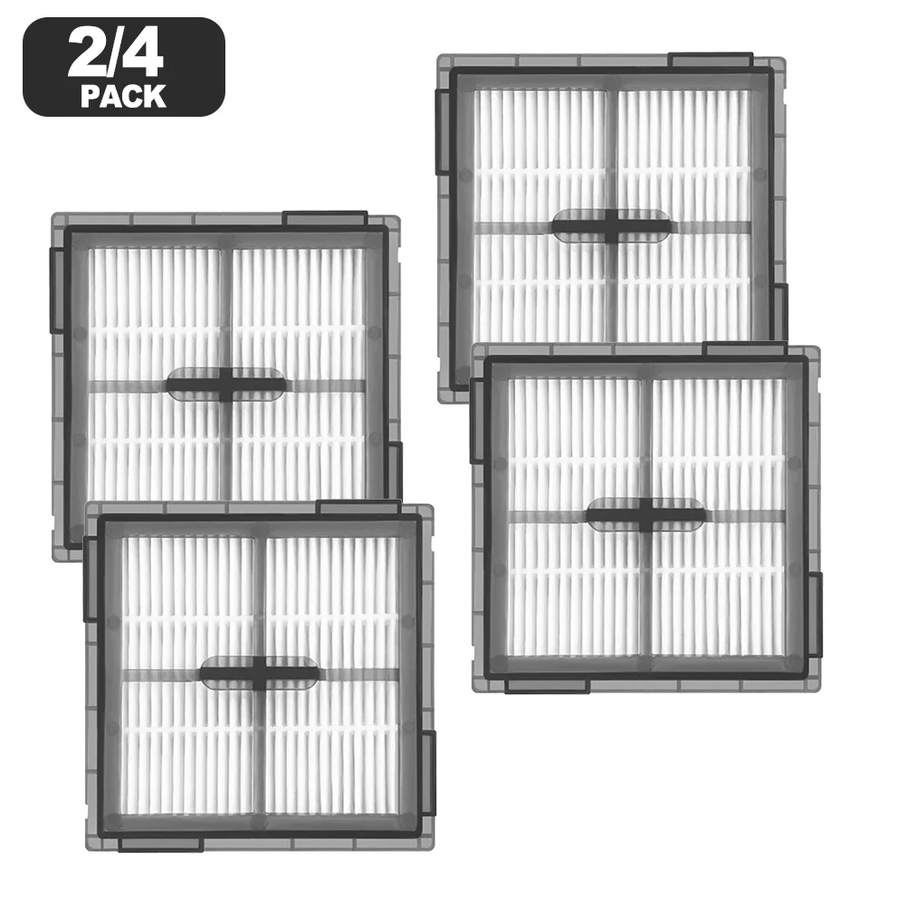

2/4 шт. HEPA-фильтр, бытовые чистящие средства, замена для Roborock Q10 S5/Q10 S5 +/Q10 VF/Q10 VF +/Q10V/Q10V + детали подметальной машины