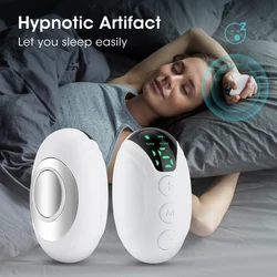 Handheld Sleep Device Mini Portable Sleep Aid Artifact Hypnosis Machine Help Sleep Smart EMS Pulse Stimulation USB Charging