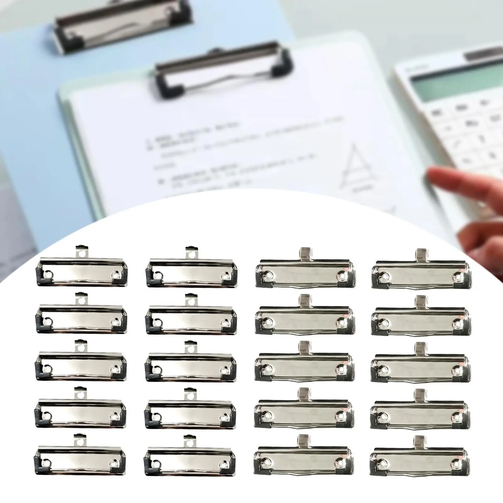 10 Pieces Bull Binder Paper Clips Office Clipboard Clips File Money Binder Clips Paper Clips for Office Home Art Crafts Kitchen