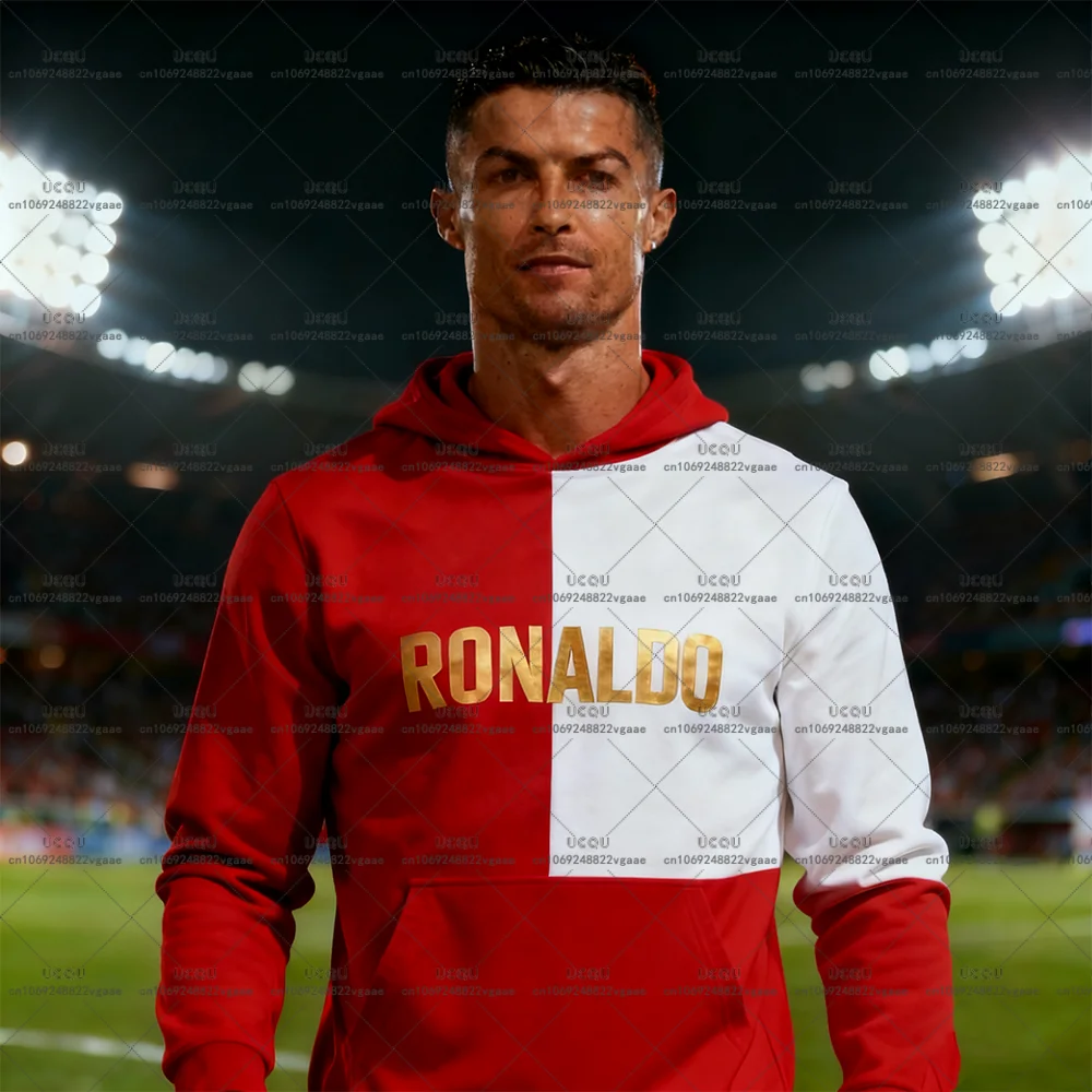 الخريف كرة القدم الرياضية المحملة الرجال الذكور كرة القدم عادية الصبي هدية الشارع تي شيرت البلوز هوديي الزي العصري رونالدو 7 البرتغال #2