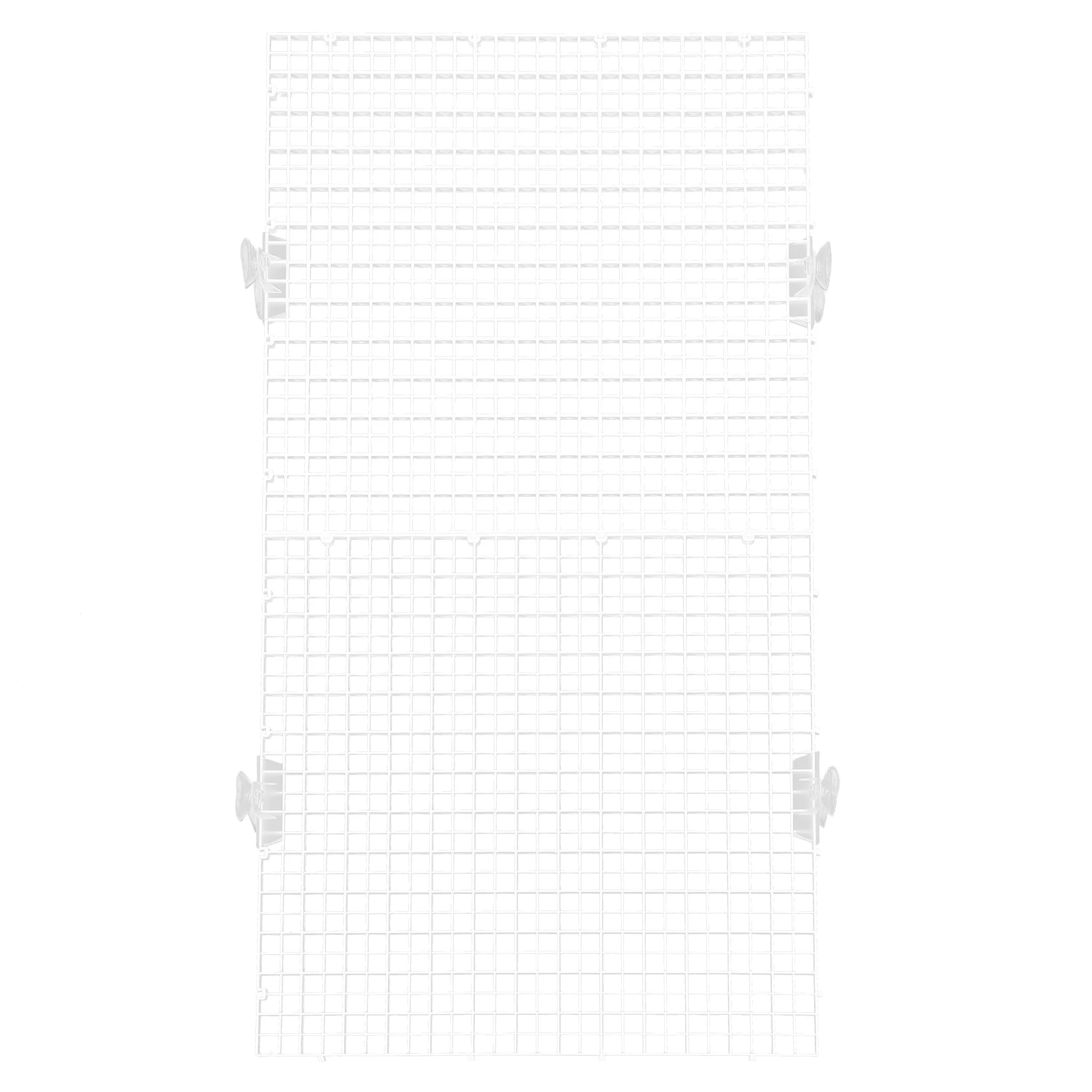 

2pcs Plastic Grid Separator Isolation Plate For Betta Aquarium Divider Suction Cups Fish Tank Isolation Board Aquarium Grid
