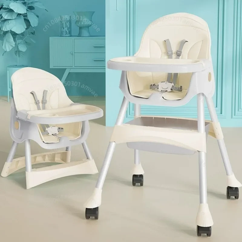 Portable Baby Dining Chair for Home Use Adjustable Height Multi-function Foldable Baby Dining Chair Baby Dining Table Seat