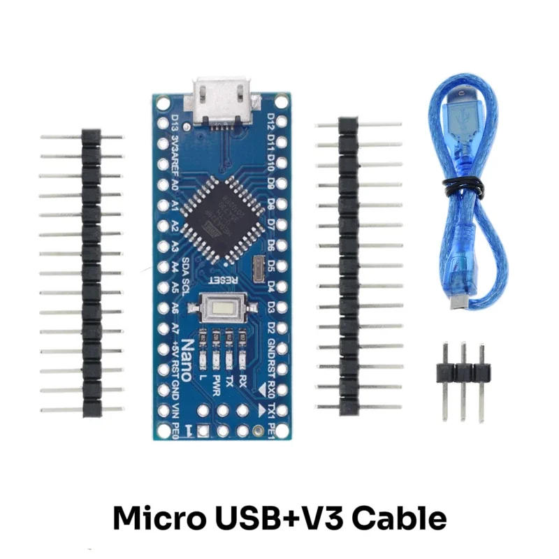 Mali / type-c / mikro USB Nano 3.0 vel Lá bootloader Csereszabatos Nano Ellenőr számára arduino CH340 USB vezető 16mhz ATMEGA328PB