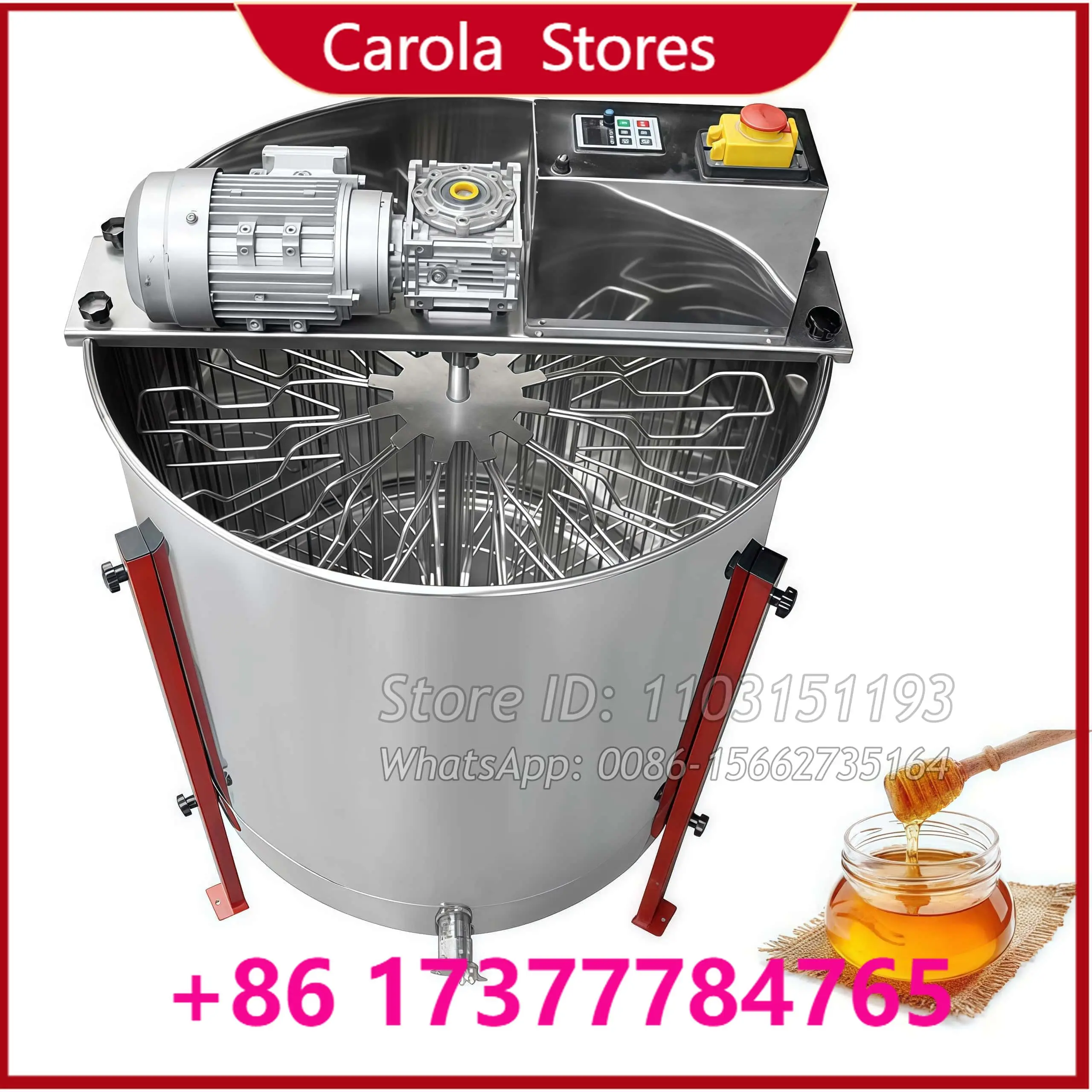 12 24 Frames Electric Honey Extractor Centrifugal Processing Refining Machines on Sale Honey Processing Equipment for Beekeeping