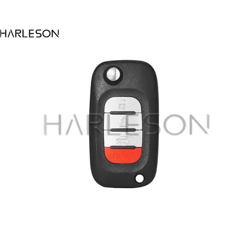 3 Button 4 Button Flip Remote Key Shell for Benz Smart Fortwo 453 Forfour 2015-2017 Car key Case Replacement