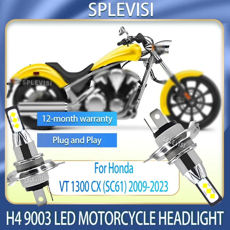 

Upgrade Your Headlight in Minutes - H4 Motorcycle LED For Honda VT 1300 CX (SC61) 2009 2010 2011 2012 2013 2014 2015 2016-2023