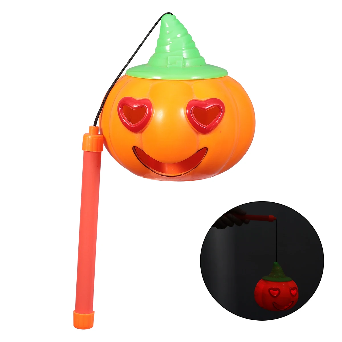 

Halloween Jack-o-lantern Decoration Light Portable Sparkle Household Plastic with