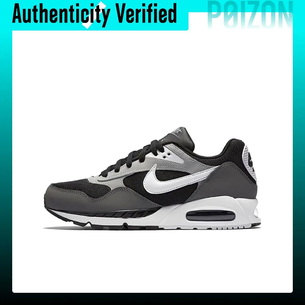 Nike Air Max Correlate Mesh, Leather Low top Casual Shoes Men's Black Gray 511416-011