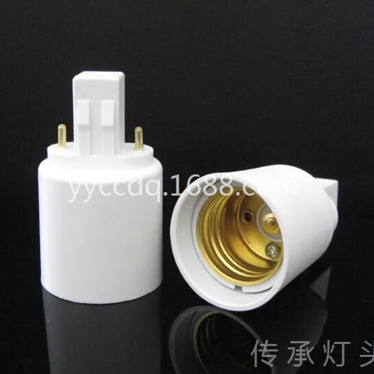 

4pcs Lamp Holder Adapter E27 GX23 Base Converter Material Light Bulb Socket Connector for LED Bulbs Plug Play Space-Saving