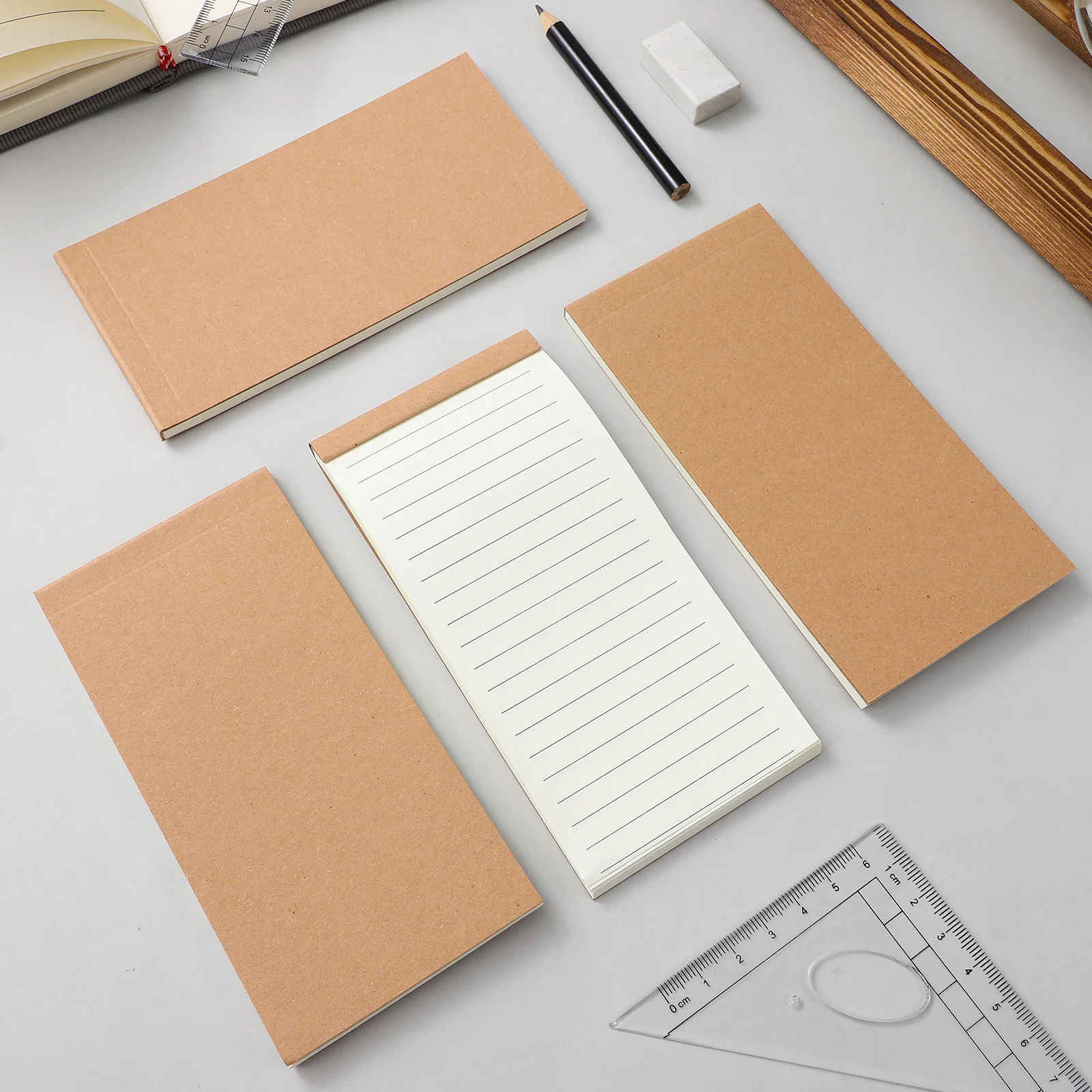 

8 Pcs Pocket Notebook Pads Daily Planning Small Notebooks Horizontal Grid Shopping List Office Memo Child