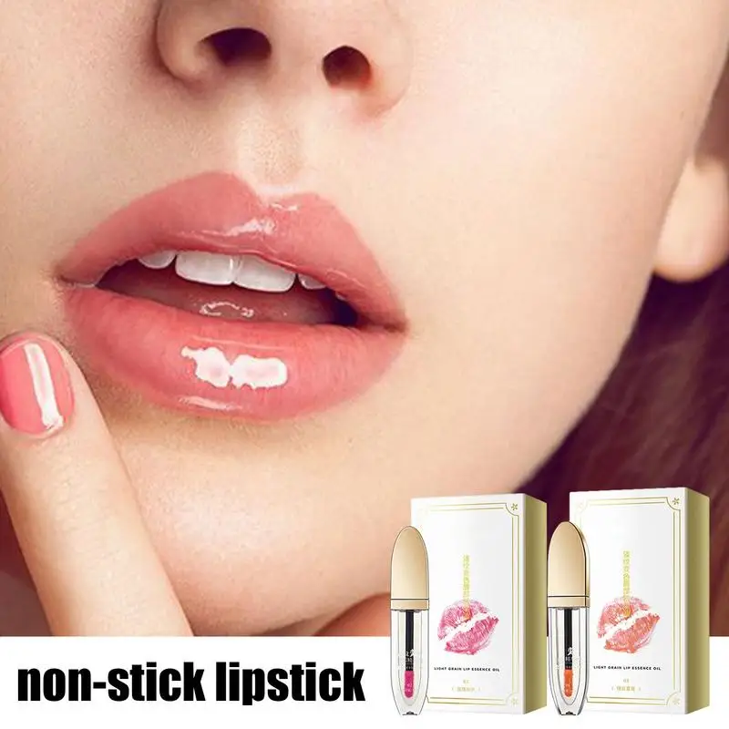 Farbwechsel nder feuchtigkeit spendender Lip gloss hoch pigmentiertes Lippen öl mit lang anhaltendem Lippen fleck effekt Lippen praller glänzender Lippen fleck