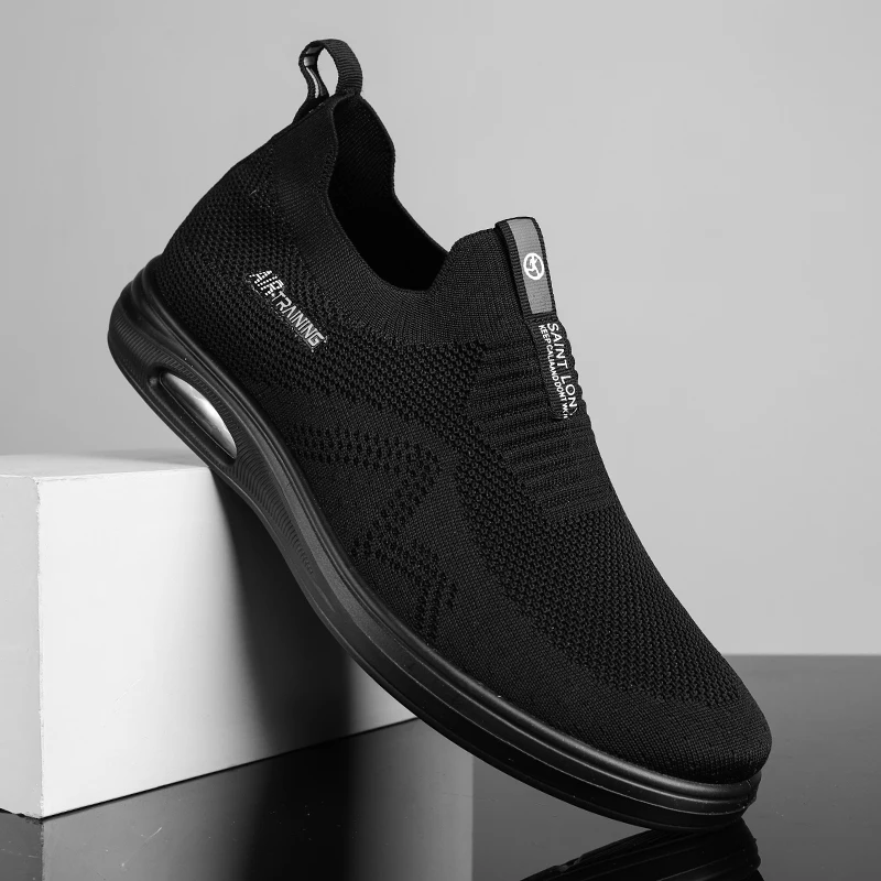 Fashion Lightweight Men Sneakers Mens Casual Shoes Running Shoes Breathable Slip on Wear-resistant Men Loafers Zapatillas Hombre